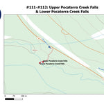 Stoked On Waterfalls 111-112 - Upper Pocaterra Creek Falls & Lower Pocaterra Creek Falls digital map
