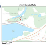 Stoked On Waterfalls 119 - Horsetail Falls digital map