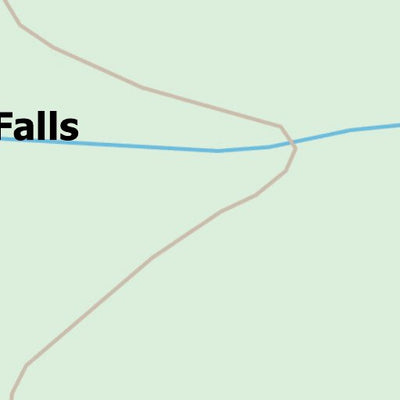 Stoked On Waterfalls 122 - Slate Falls digital map