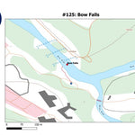 Stoked On Waterfalls 125 - Bow Falls digital map