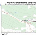 Stoked On Waterfalls 164-168 - Upper Panther Falls, Panther Falls, Lower Panther Falls, & Stairstep Falls digital map