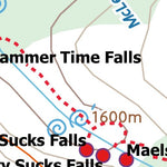 Stoked On Waterfalls 194-200 - McLeod River Waterfalls digital map
