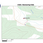Stoked On Waterfalls 201 - Simmering Falls digital map