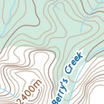 Stoked On Waterfalls Cadomin Region - North Area Overview digital map
