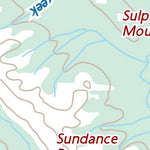 Stoked On Waterfalls Canmore, Ghost, & Southern Banff National Park Region - South Area Overview digital map