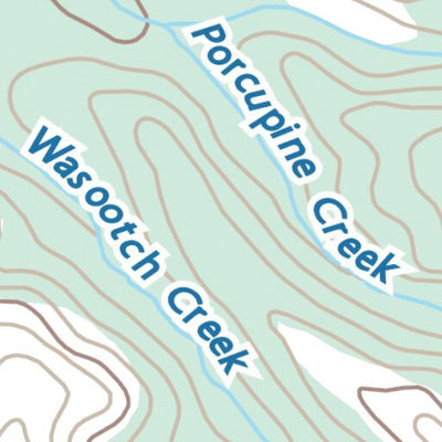 Stoked On Waterfalls Kananaskis Lakes & Kananaskis River Region - Kananaskis River Overview digital map