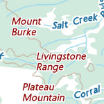 Stoked On Waterfalls Oldman, Livingstone and Highwood Region - North Area Overview digital map