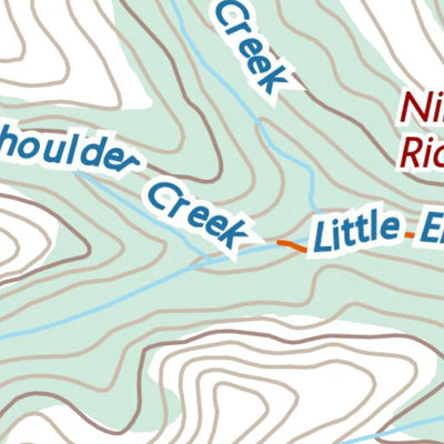 Stoked On Waterfalls Sheep River, Elbow River, & Cochrane Region - Elbow River Overview digital map