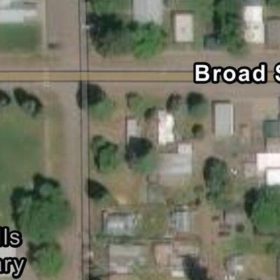 Butte Falls Oregon Town Map Preview 2