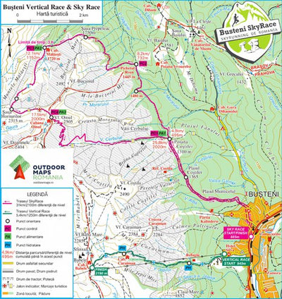 SUNCART & ERFATUR Buşteni Vertical Race & Sky Race digital map