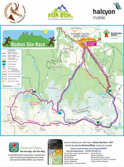 SUNCART & ERFATUR Rodnei Sky Race - 2017 digital map