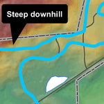 SUNY Cortland Lime Hollow cross-country skiing map digital map