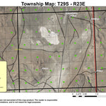 Super See Services Akali Buttes T29S R23E Township Map digital map