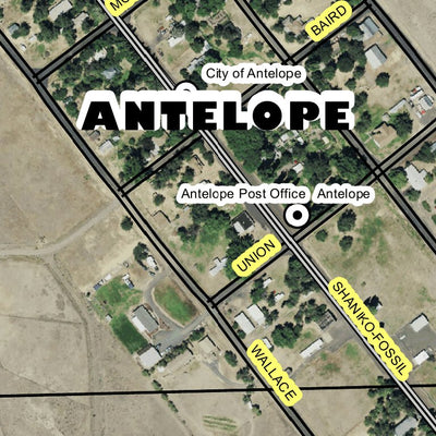 Super See Services Antelope, Oregon digital map