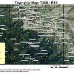 Super See Services Ashland T39S R1E Township Map digital map