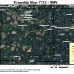 Super See Services Baber Lookout T11S R9W Township Map digital map