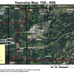 Super See Services Badger Butte T8S R9E Township Map digital map