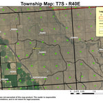 Super See Services Baker Valley T7S R40E Township Map digital map