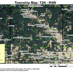 Super See Services Banks T2N R4W Township Map digital map