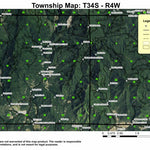 Super See Services Battle Mountain T34S R4W Township Map digital map