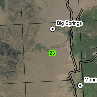 Super See Services Big Springs T32S R34E Township Map digital map