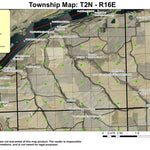 Super See Services Biggs Junction T2N R16E Township Map digital map