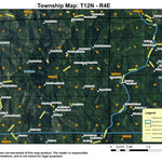 Super See Services Blue Creek Mountain T12N R4E digital map
