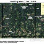 Super See Services Bone Mountain T30S R10W Township Map digital map
