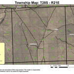 Super See Services Brim Well T28S R21E Township Map digital map