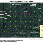 Super See Services Burnt Ridge T4S R8W Township Map digital map