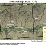 Super See Services Burnt River Valley T12S R38E Township Map digital map