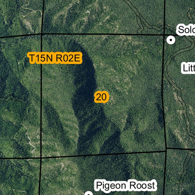 Super See Services Canthook Mountain T15N R2E digital map