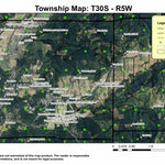 Super See Services Canyonville T30S R5W Township Map digital map