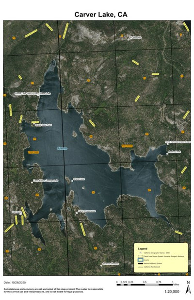 Super See Services Carver Lake, CA digital map