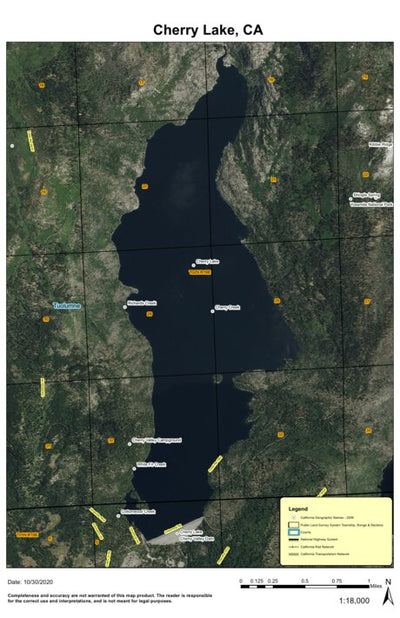 Super See Services Cherry Lake, CA digital map