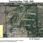 Super See Services Chush Falls T16S R9E Township Map digital map