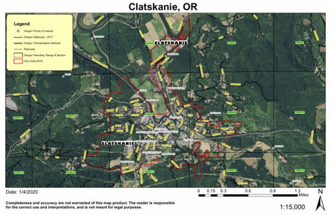 Super See Services Clatskanie, OR digital map