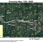 Super See Services Clatsop Fire Tower T5S R9W Township Map digital map