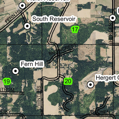 Super See Services Cornelius T1S R3W Township Map digital map