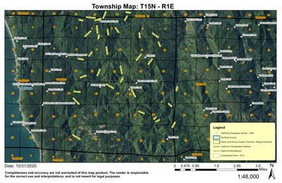 Super See Services Damnation Creek T15N R1E digital map
