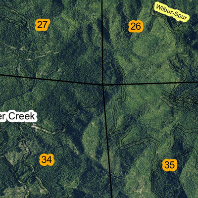 Super See Services Damnation Creek T15N R1E digital map