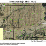 Super See Services Dant T6S R13E Township Map digital map