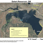 Super See Services Detert Reservoir, CA digital map