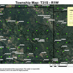 Super See Services Devils Knob T31S R1W Township Map digital map