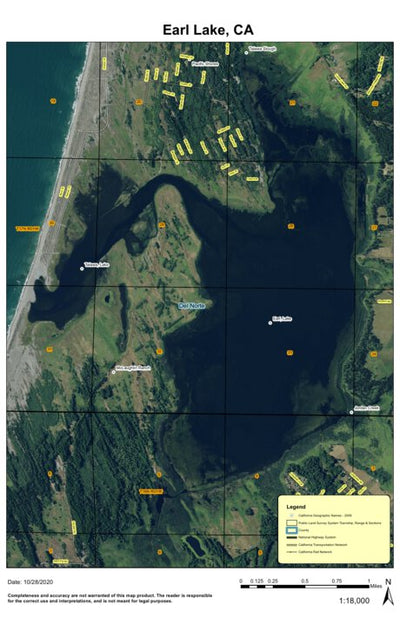Super See Services Earl Lake CA digital map