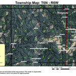 Super See Services Fishhawk Lake T6N R6W Township Map digital map