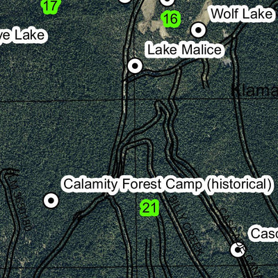 Super See Services Fourmile Lake T36S R5E Township Map digital map