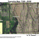 Super See Services Greaser Reservoir T39S R25E Township Map digital map