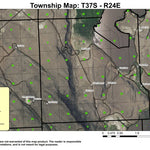 Super See Services Hart Lake T37S R24E Township Map digital map