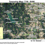 Super See Services Henry Hagg Lake T1S R4W Township Map digital map